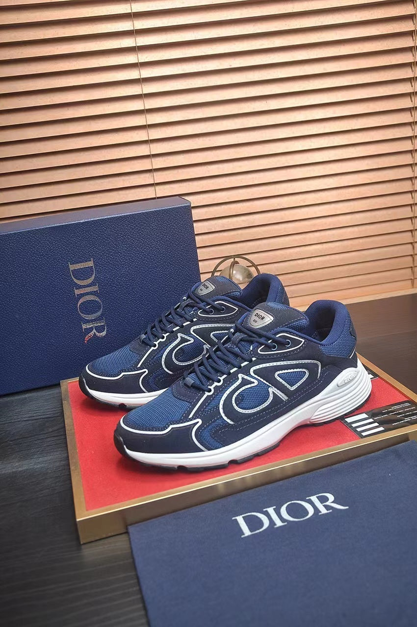 Dior B30 – Azul Oscuro / Blanco