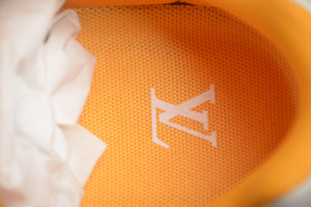 Louis Vuitton Trainer Low – Blanco / Amarillo