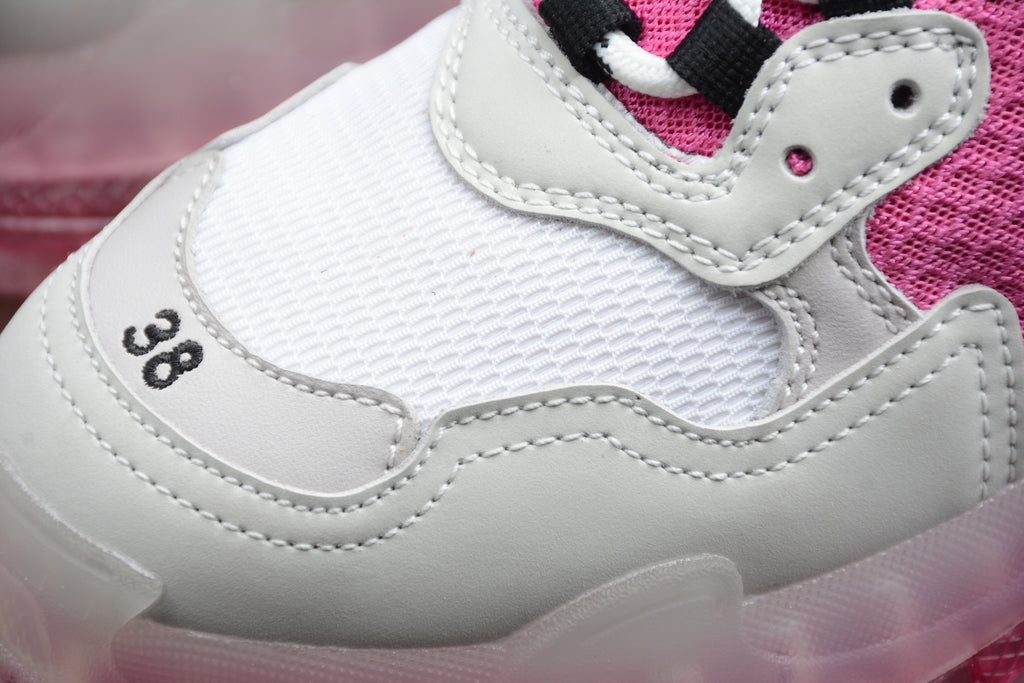 Balenciaga Triple S – Blanco / Rosa