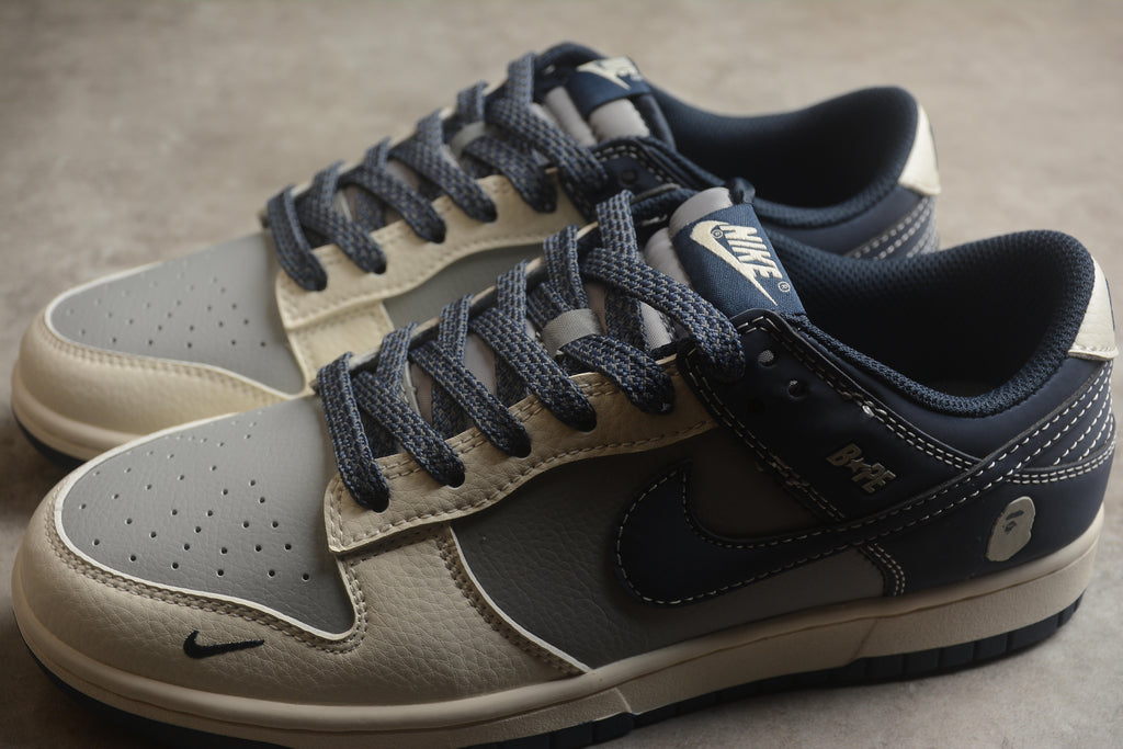 Dunk SB Bape  – Beigie / Azul / Gris
