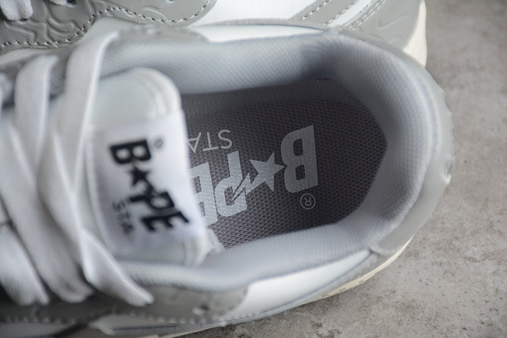 BAPE STA – Gris / Blanco