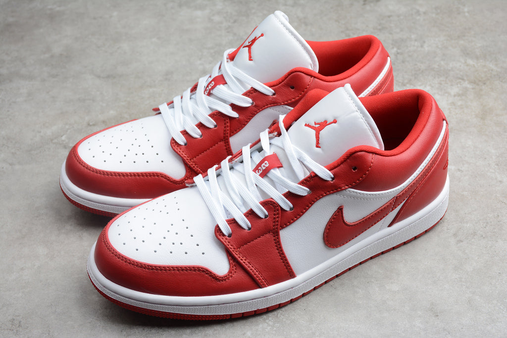 Jordan 1 Low – Rojo / Blanco