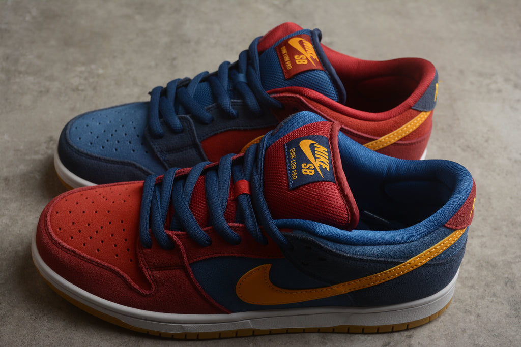 Dunk SB – Azul / Rojo / Amarillo