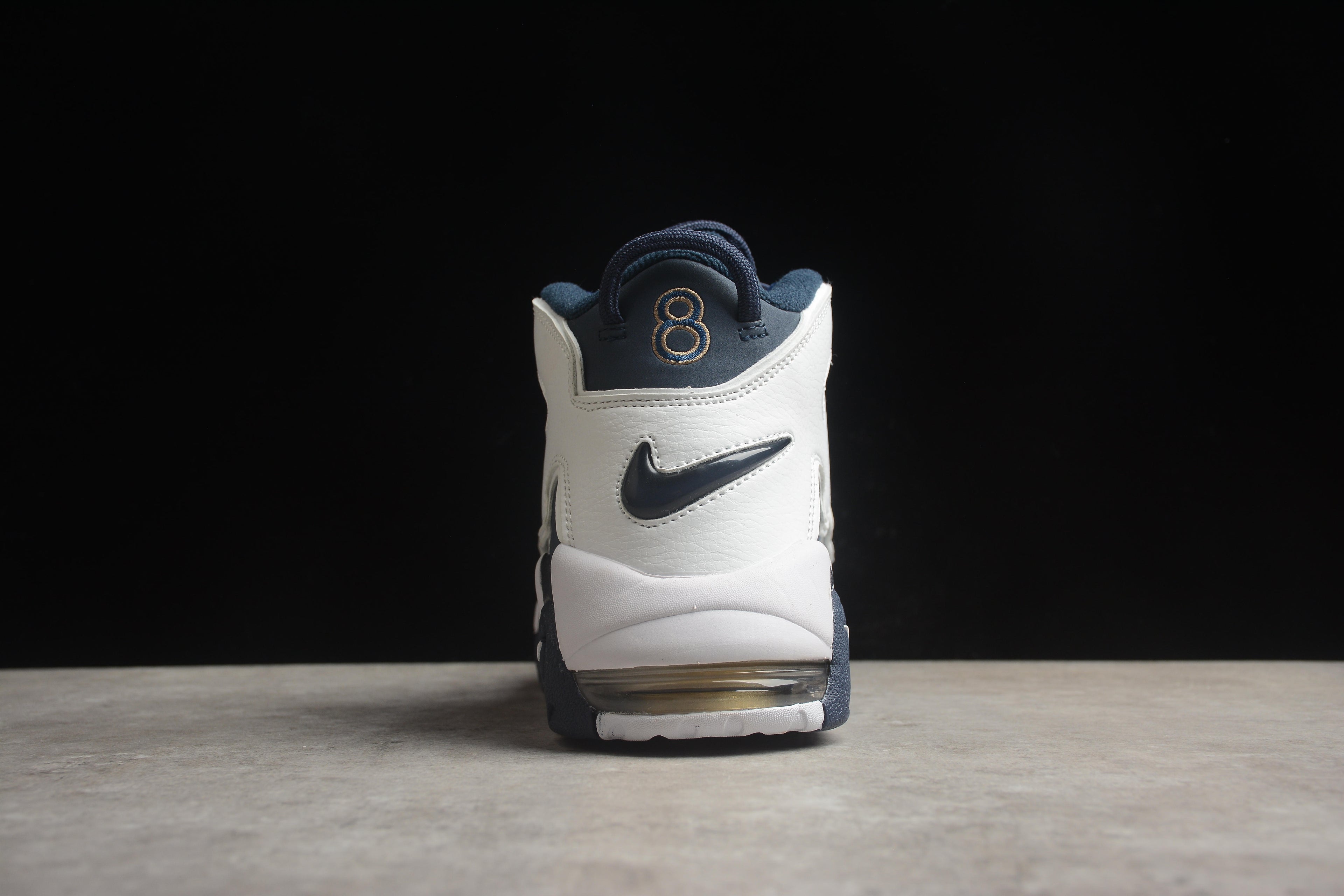 Air More Uptempo – Azul Oscuro / Blanco