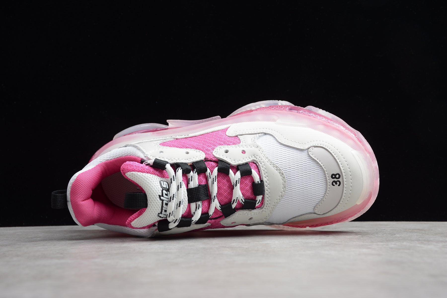 Balenciaga Triple S – Blanco / Rosa