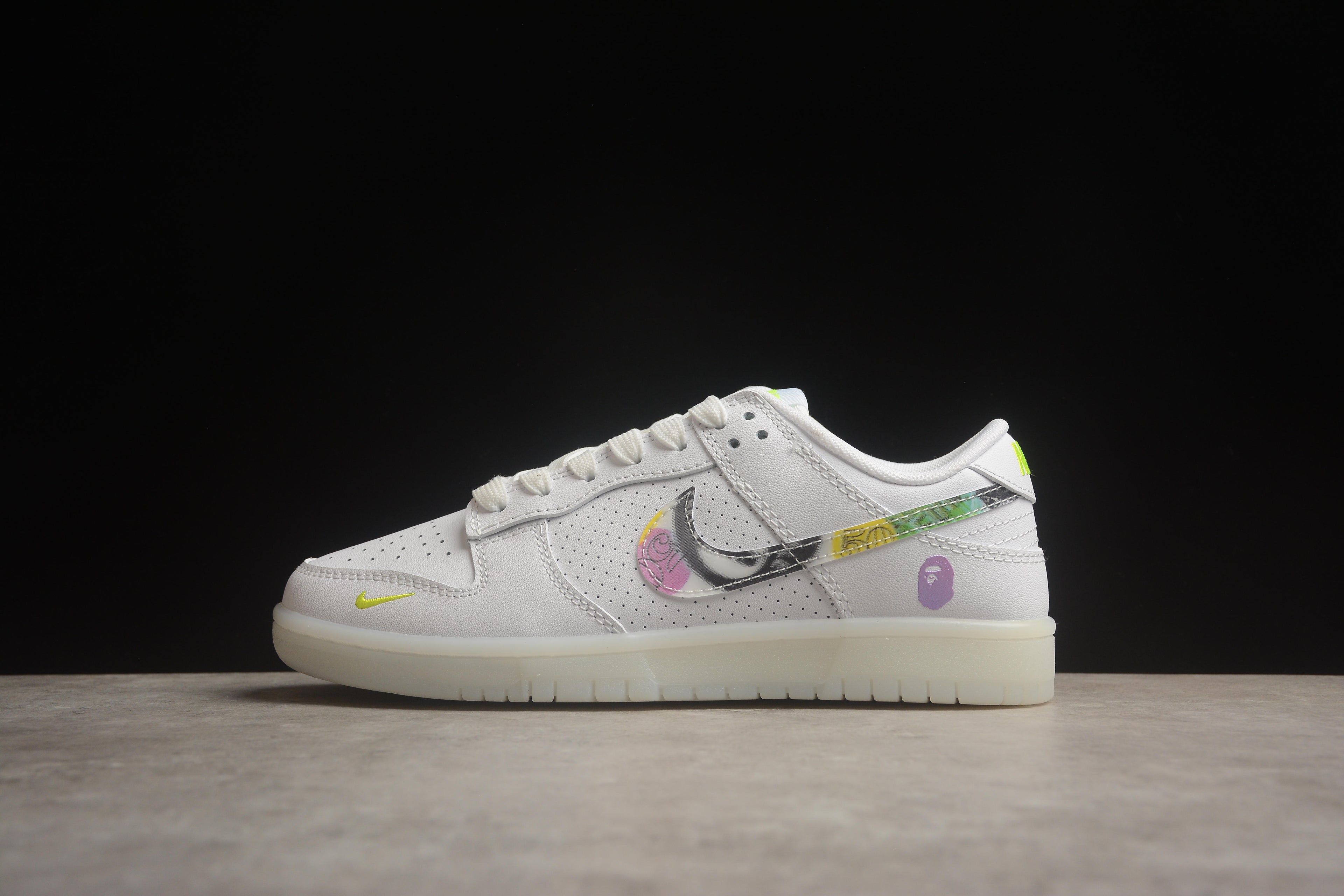 Dunk SB – BAPE Blanco