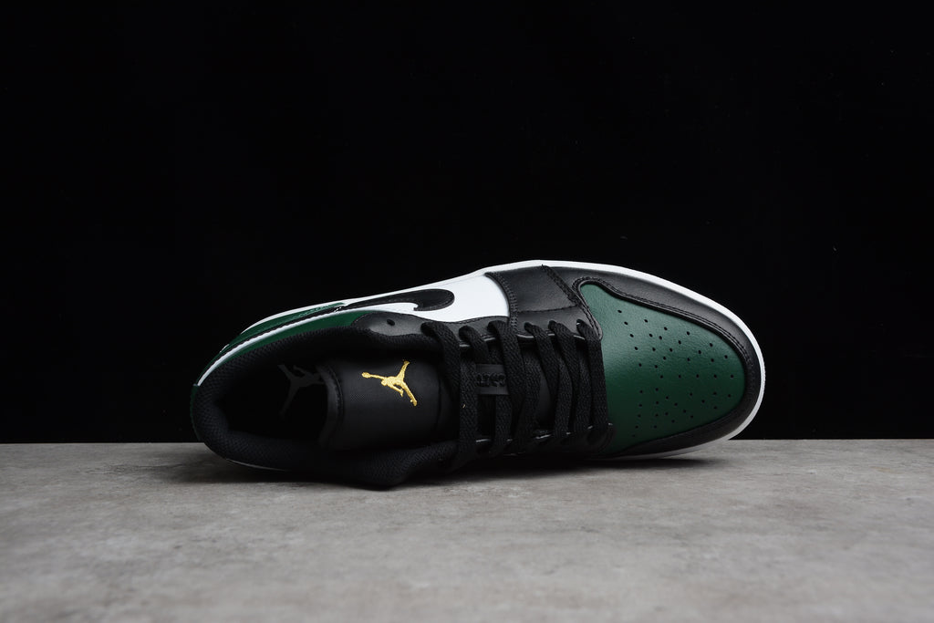 Jordan 1 Low – Verde / Negro / Blanco