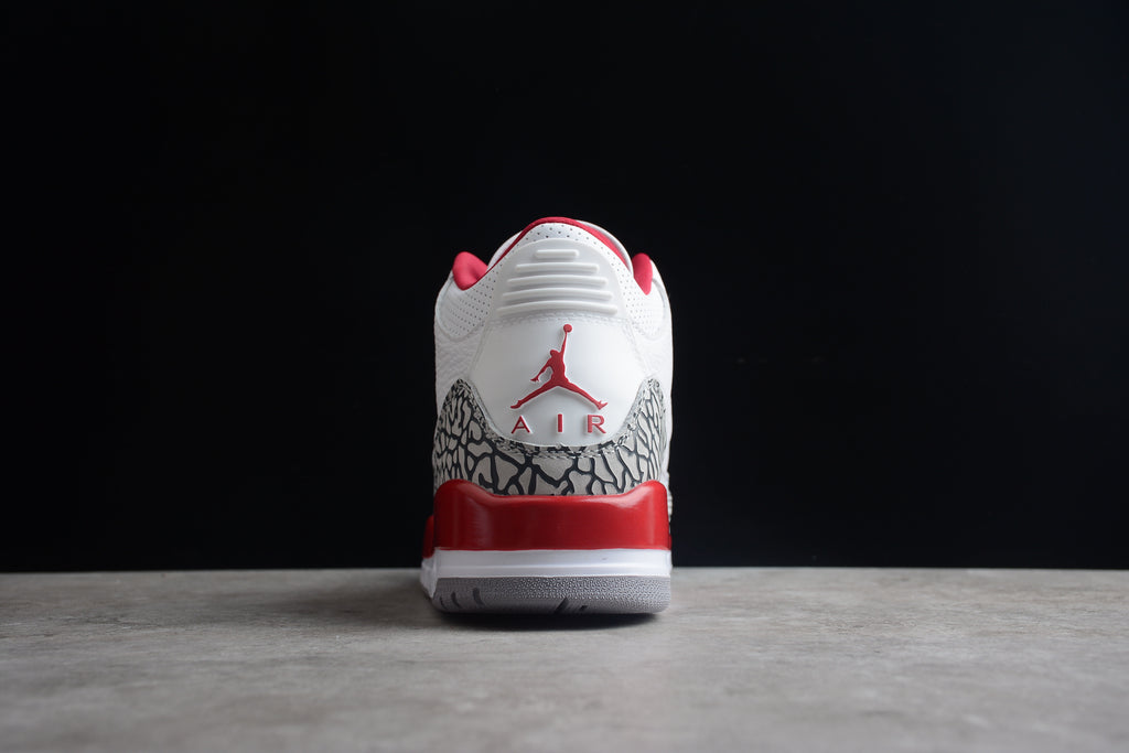 Air Jordan 3 – Blanco / Rojo
