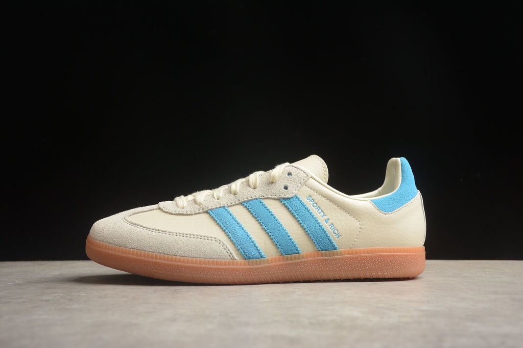 Adidas Samba – Beige / Azul