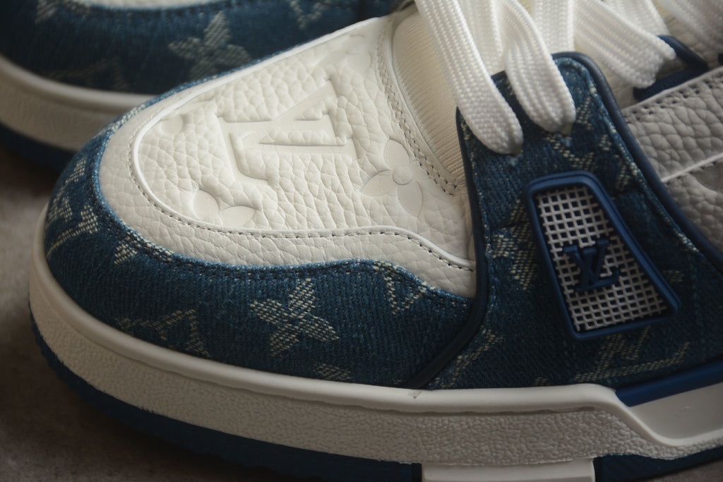 Louis Vuitton Trainer Low – Azul / Blanco