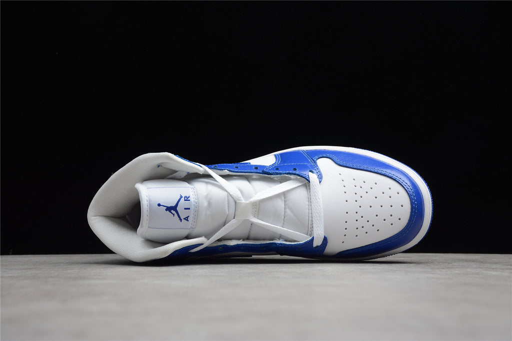 Air Jordan 1 Mid – Azul Oscuro / Blanco