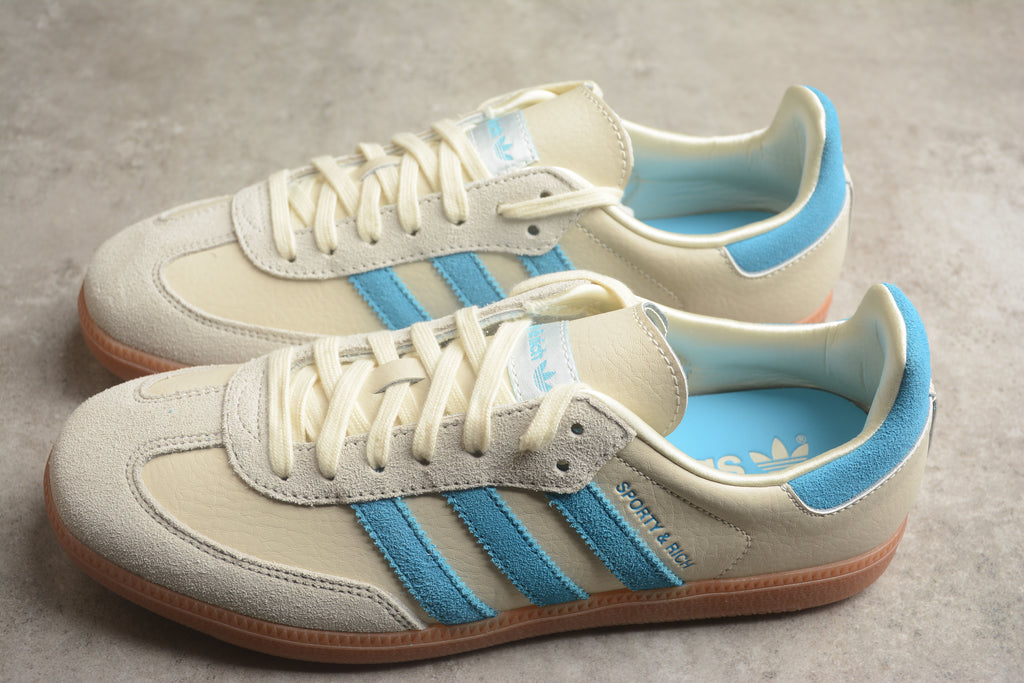 Adidas Samba – Beige / Azul