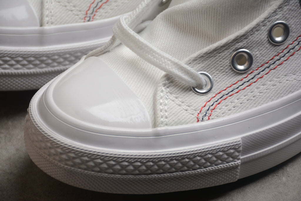 Converse Chuck 70 – Blanco / Rojo