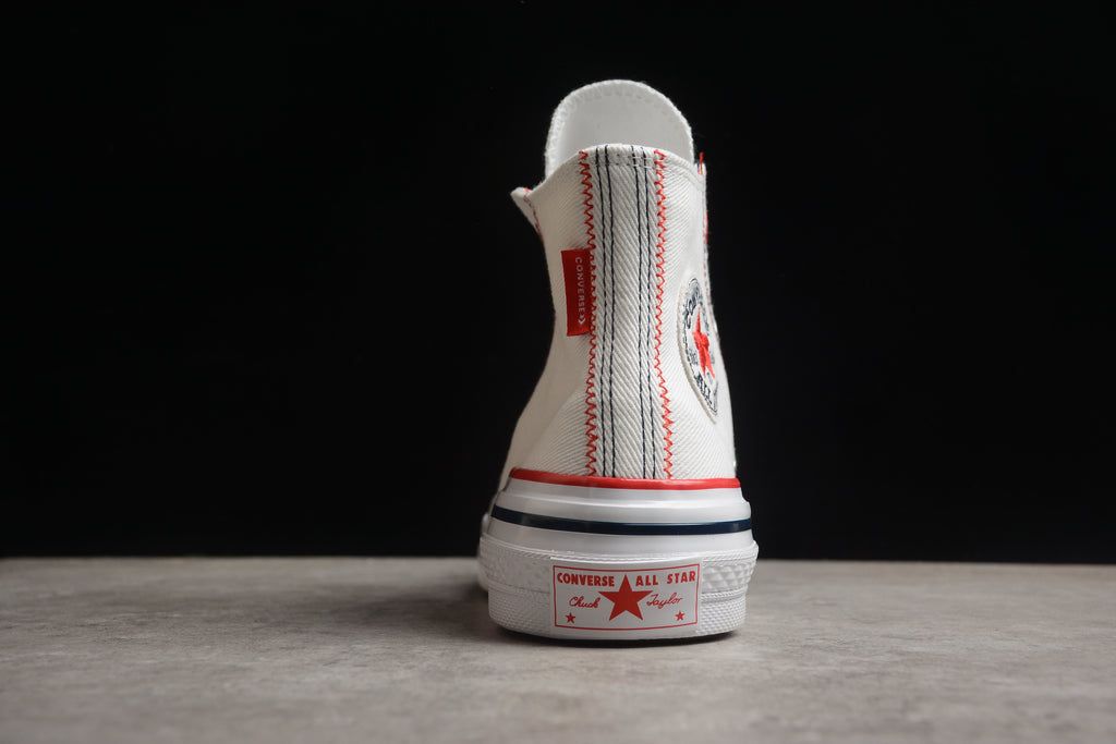 Converse Chuck 70 – Blanco / Rojo