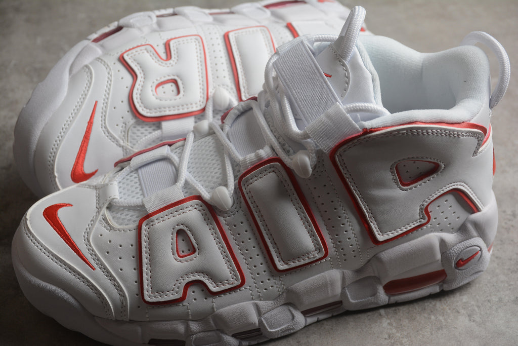 Air More Uptempo – Blanco / Rojo