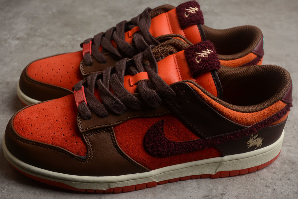 Dunk SB – Marrón / Rojo