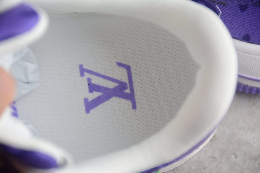 Air Force 1 Low LV – Blanco / Lila