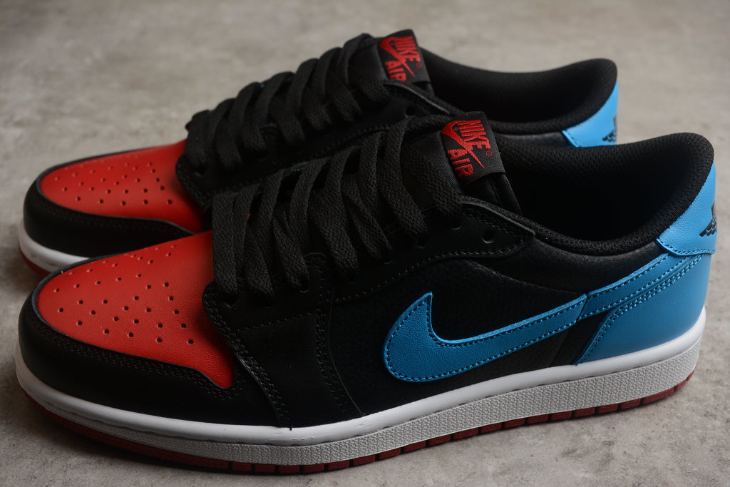 Jordan 1 Low – Negro / Azul / Rojo
