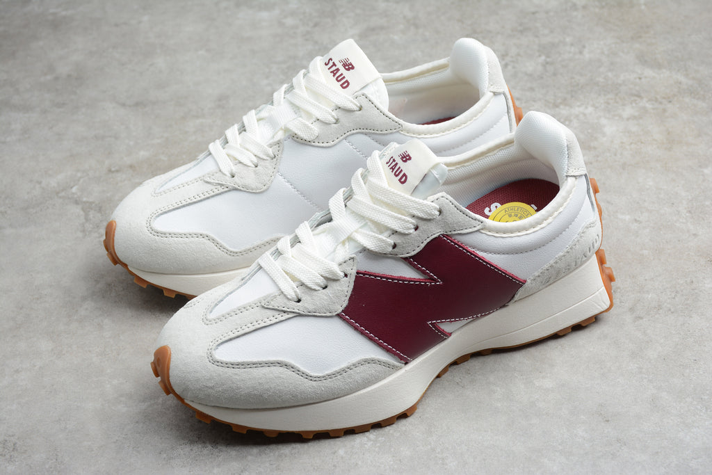 New Balance 327 – Blanco / Rojo
