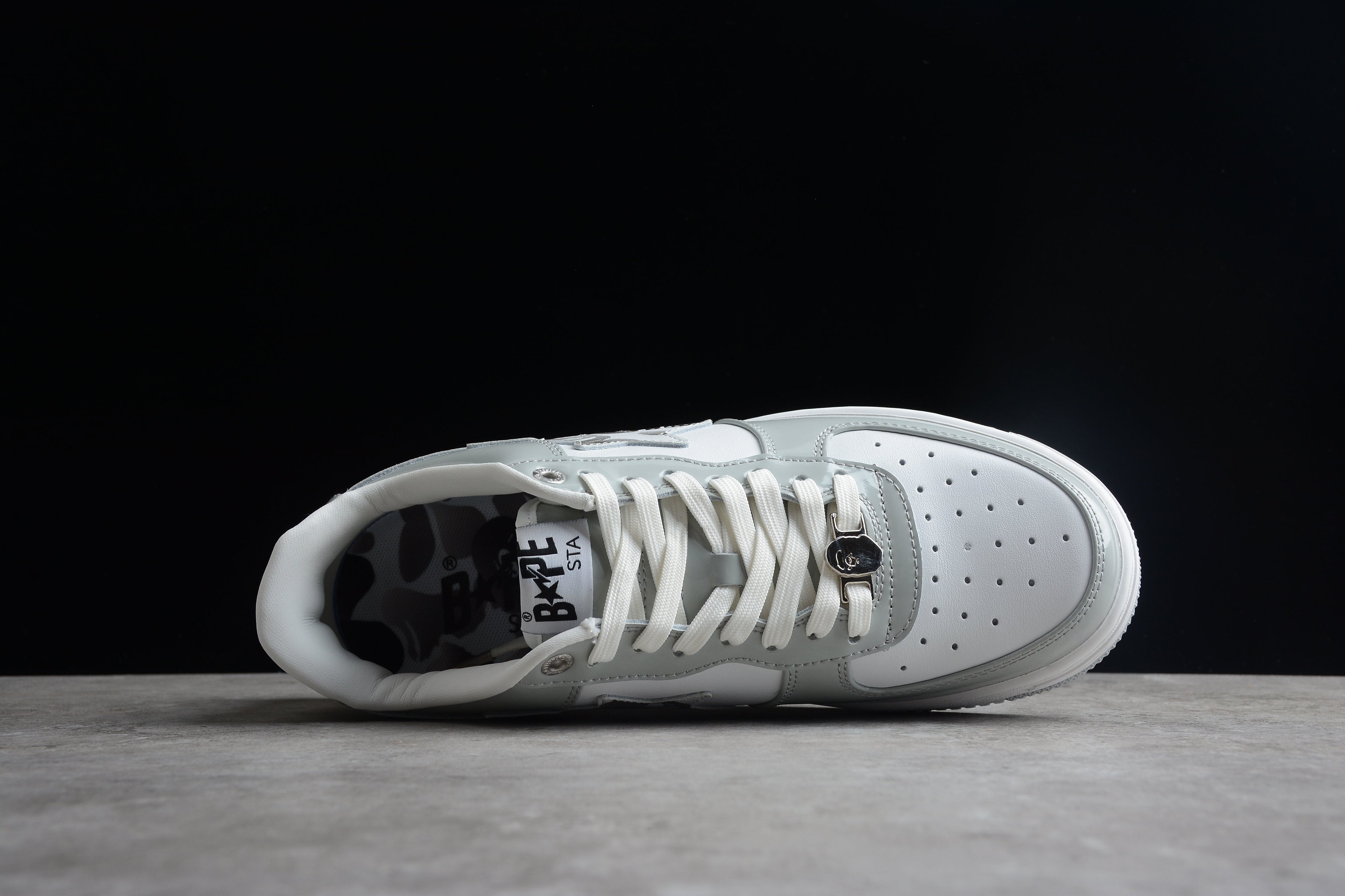 BAPE STA – Gris / Blanco