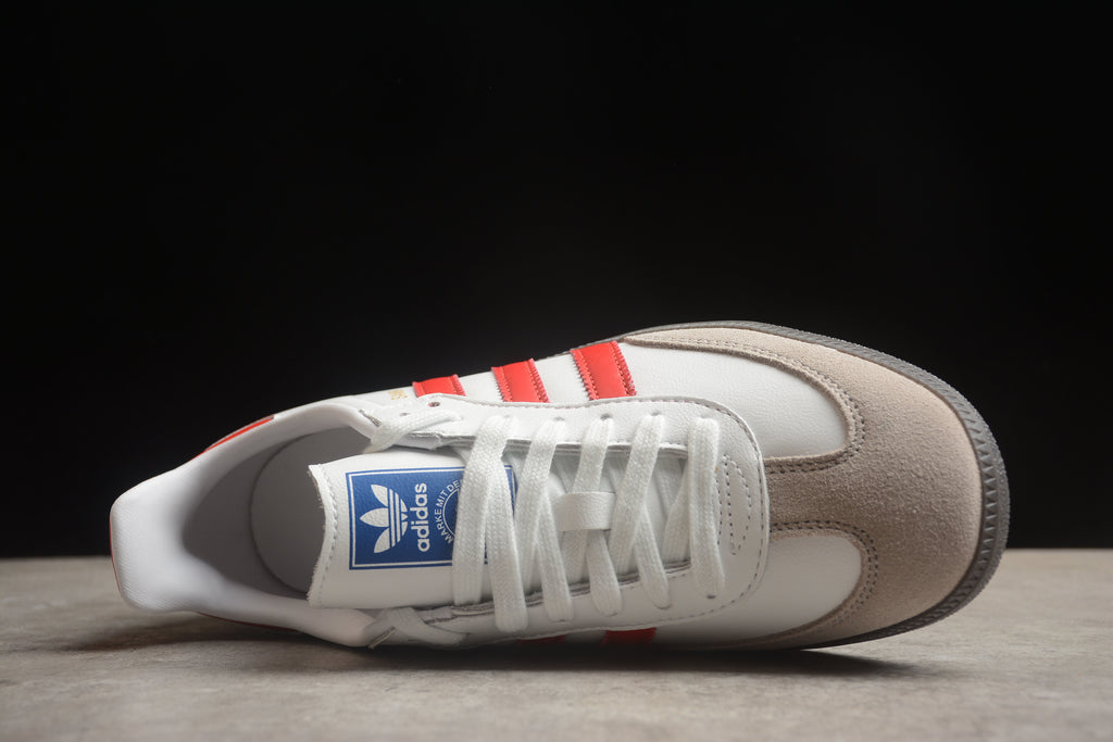 Adidas Samba – Blanco / Rojo
