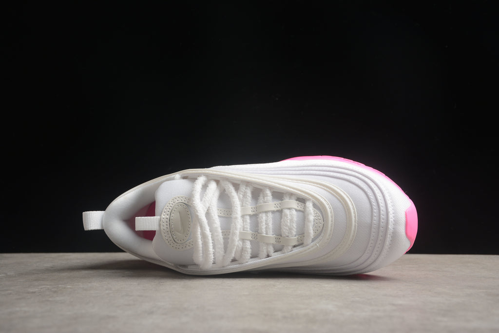 Air Max 97 – Blanco / Suela Rosa