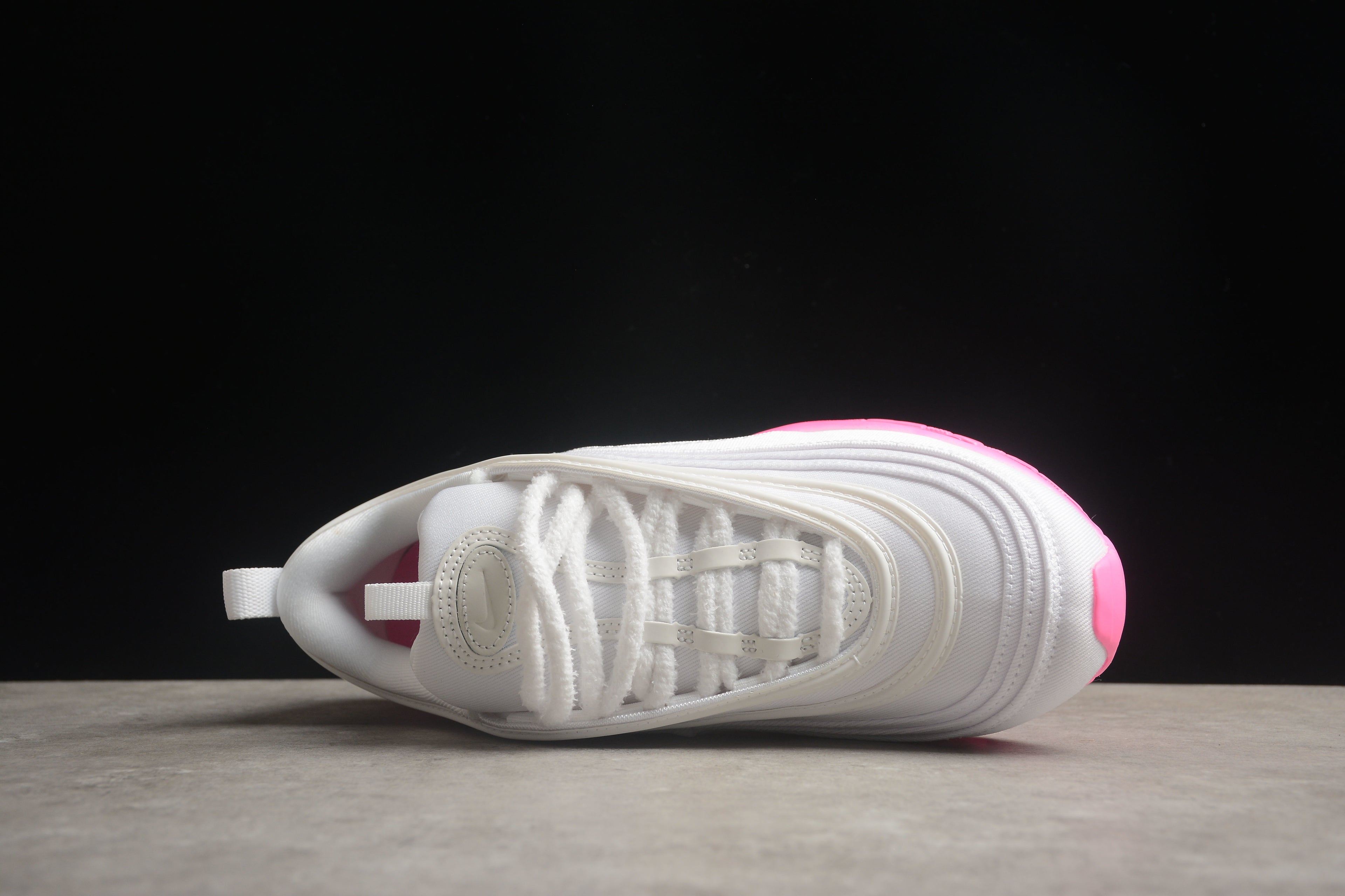 Air Max 97 – Blanco / Suela Rosa