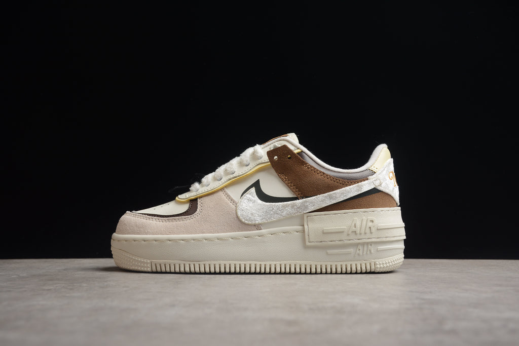 Air Force 1 Shadow – Gris / Marrón