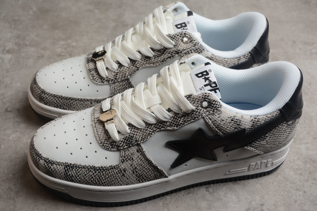 BAPE STA – Blanco / Negro