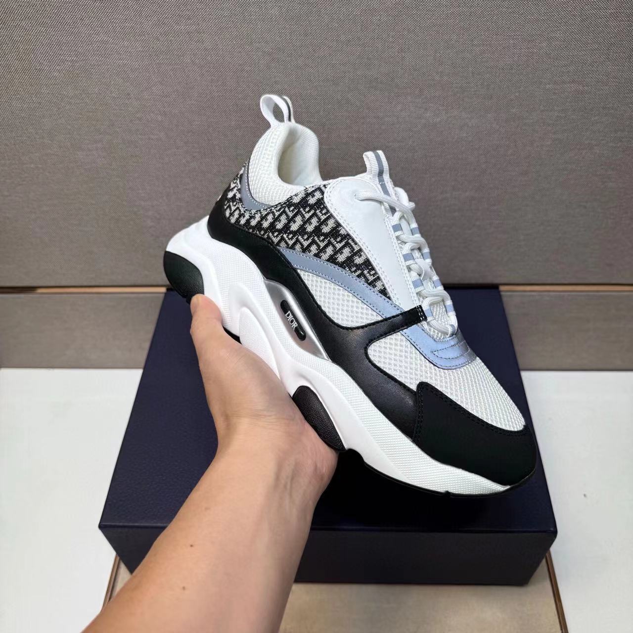 Dior B22 – Blanco / Negro