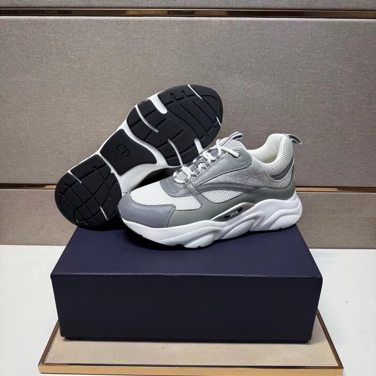 Dior B22 – Gris / Blanco