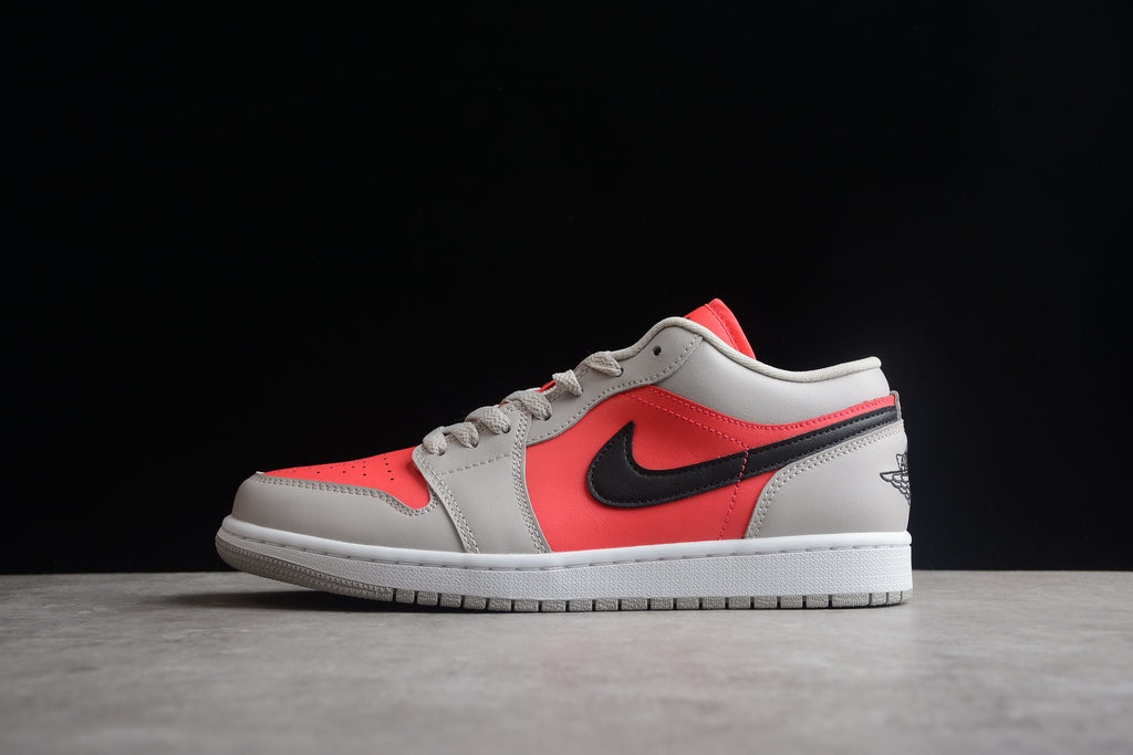 Jordan 1 Low – Rojo / Gris