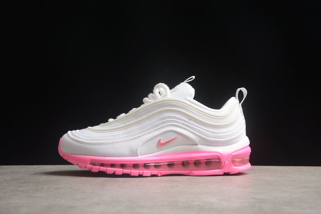 Air Max 97 – Blanco / Suela Rosa