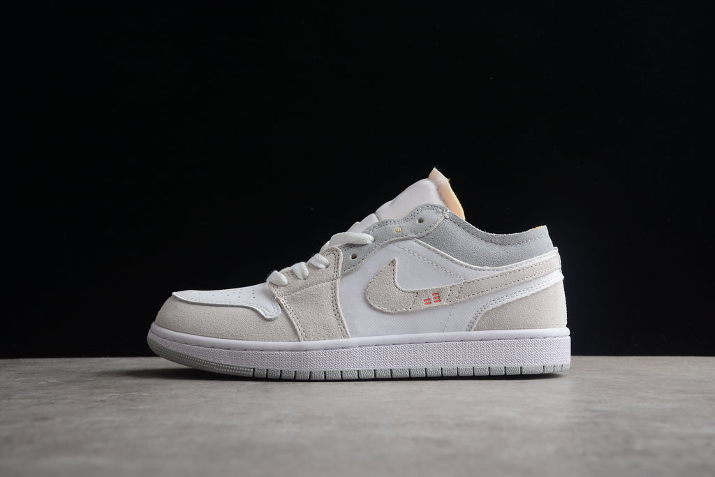 Jordan 1 Low – Gris / Blanco