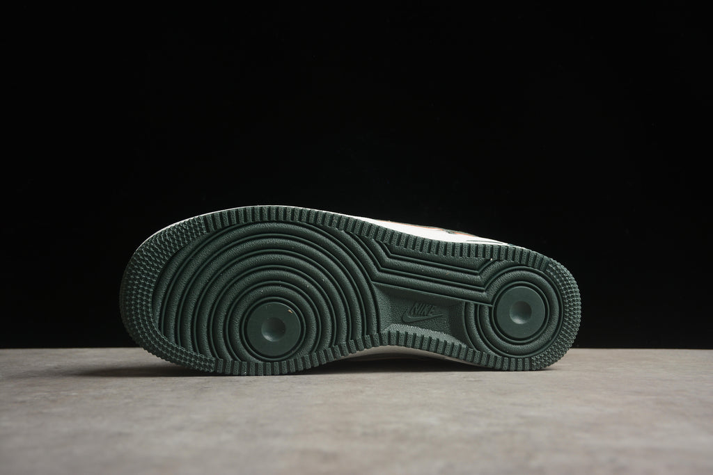 Air Force 1 Low – Verde / Gris / Naranja