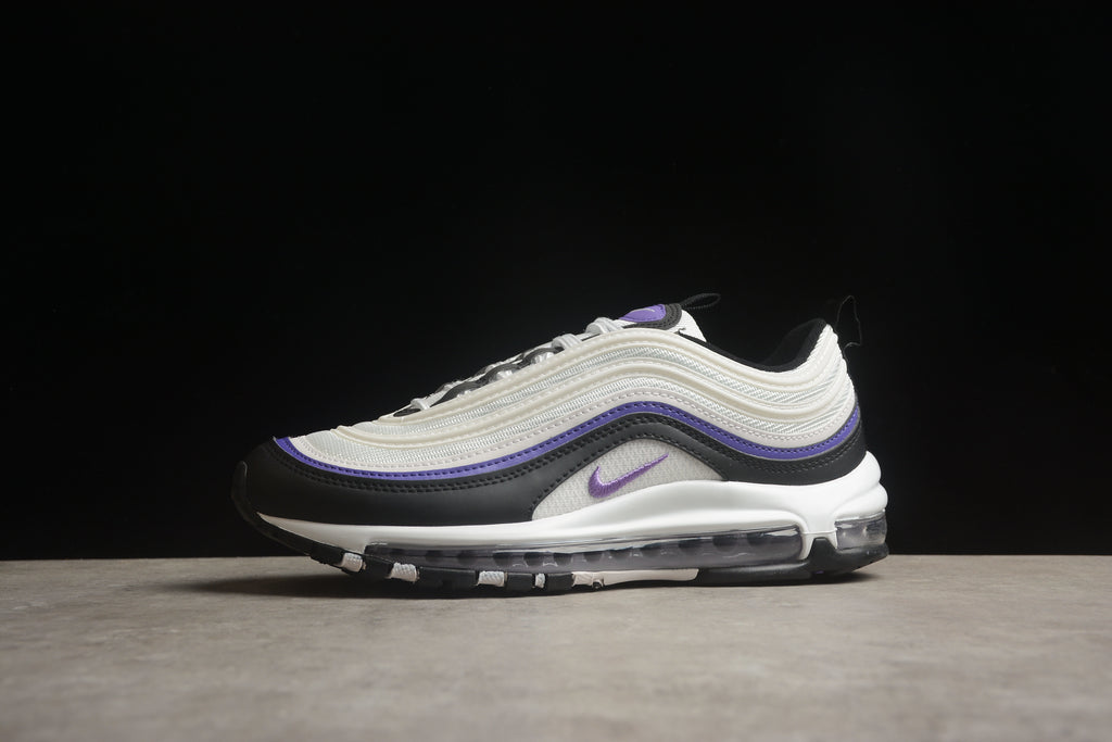 Air Max 97 – Blanco / Negro / Lila