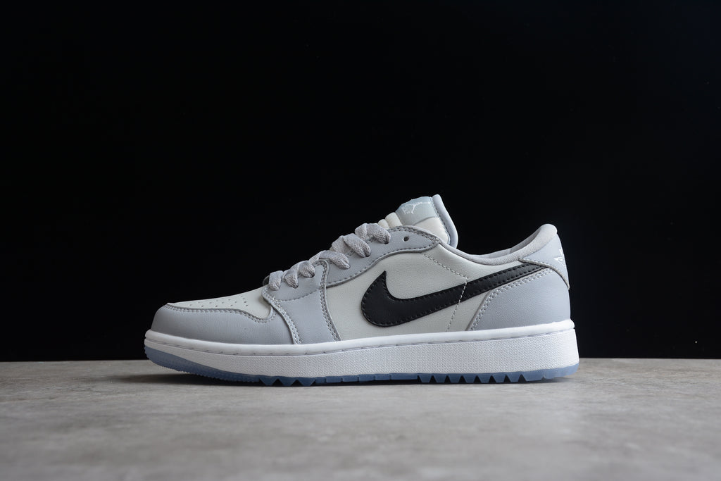 Jordan 1 Low – Beige / Blanco / Negro