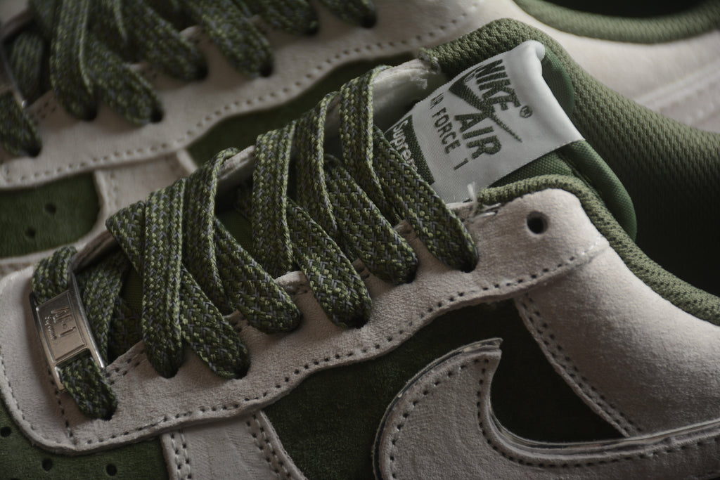 Air Force 1 Low – Gris / Verde Oscuro