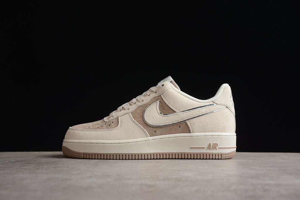 Air Force 1 Low – Gris / Marrón Claro