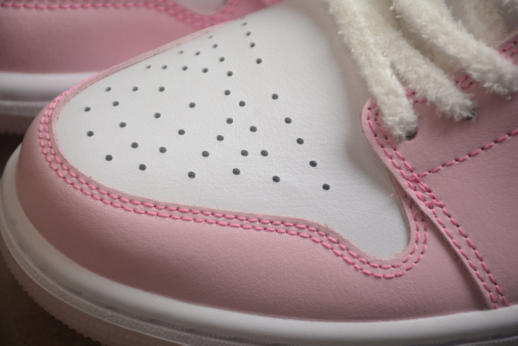 Jordan 1 Low – Rosa / Blanco / Azul
