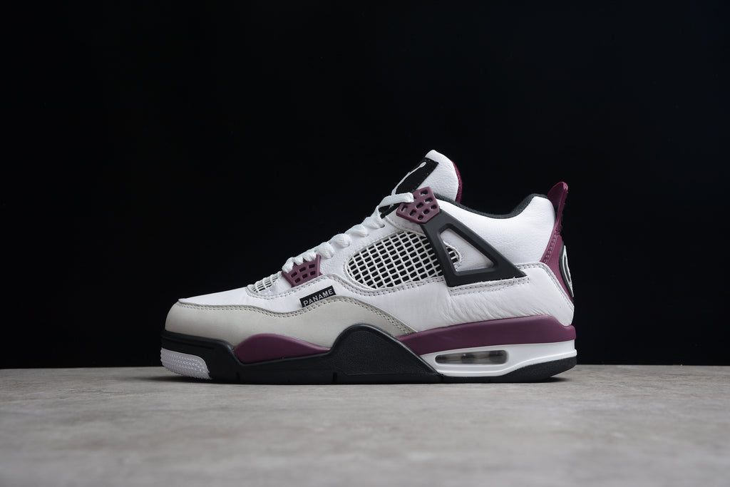 Air Jordan 4 – Blanco / Lila