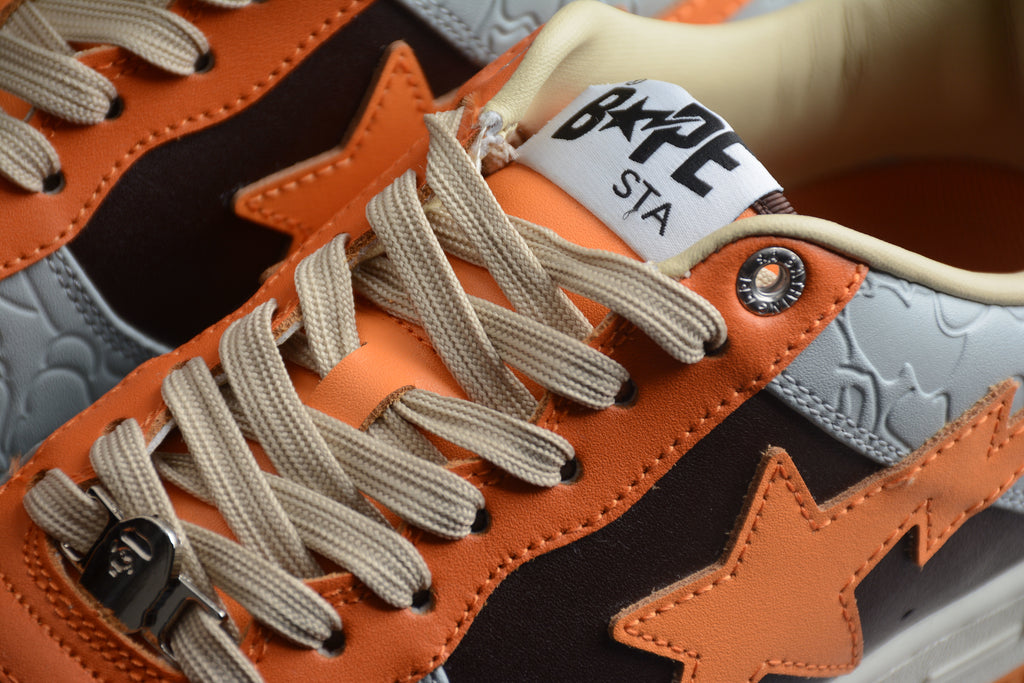 BAPE STA – Gris / Naranja / Negro