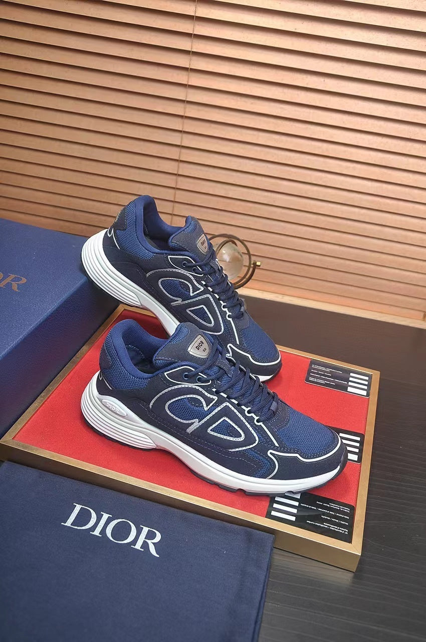 Dior B30 – Azul Oscuro / Blanco