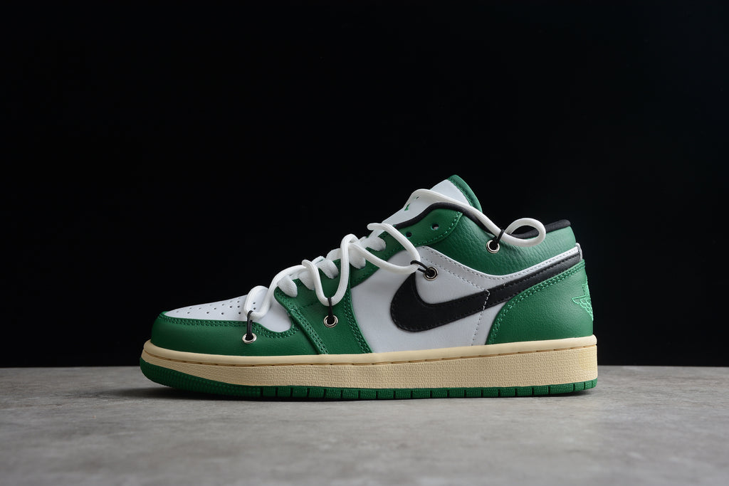 Jordan 1 Low – Verde / Blanco