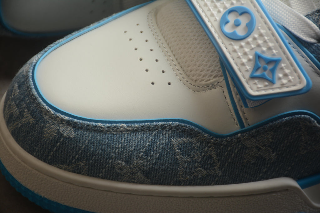 Louis Vuitton Trainer Low – Azul / Blanco