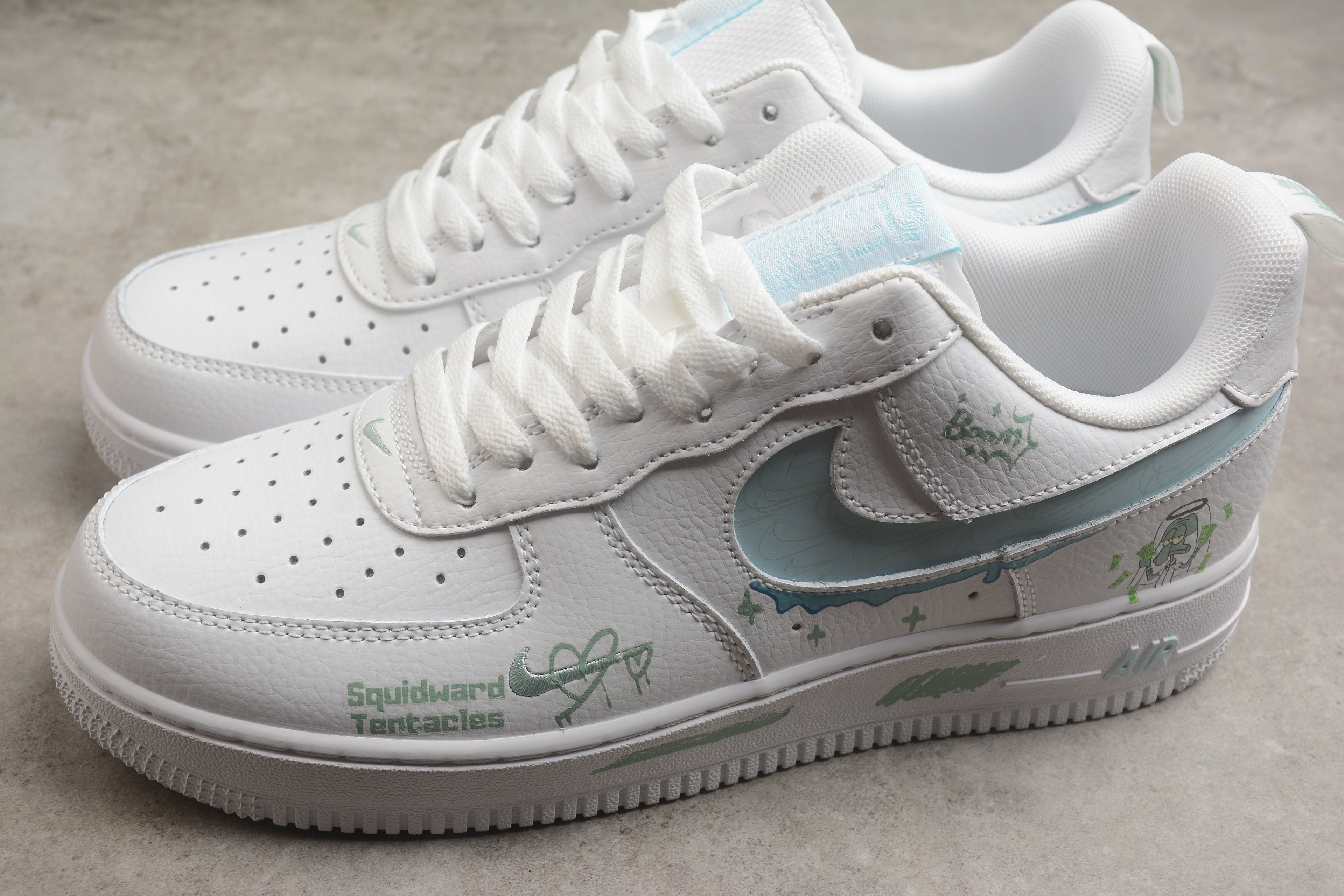 Air Force 1 Low – Blanco / Azul Claro