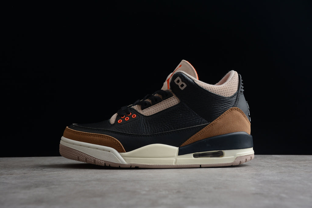 Air Jordan 3 – Negro / Marrón
