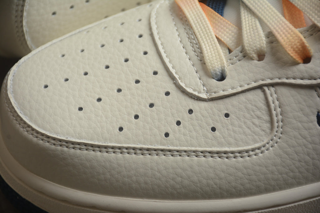 Air Force 1 High – Blanco / Azul / Amarillo