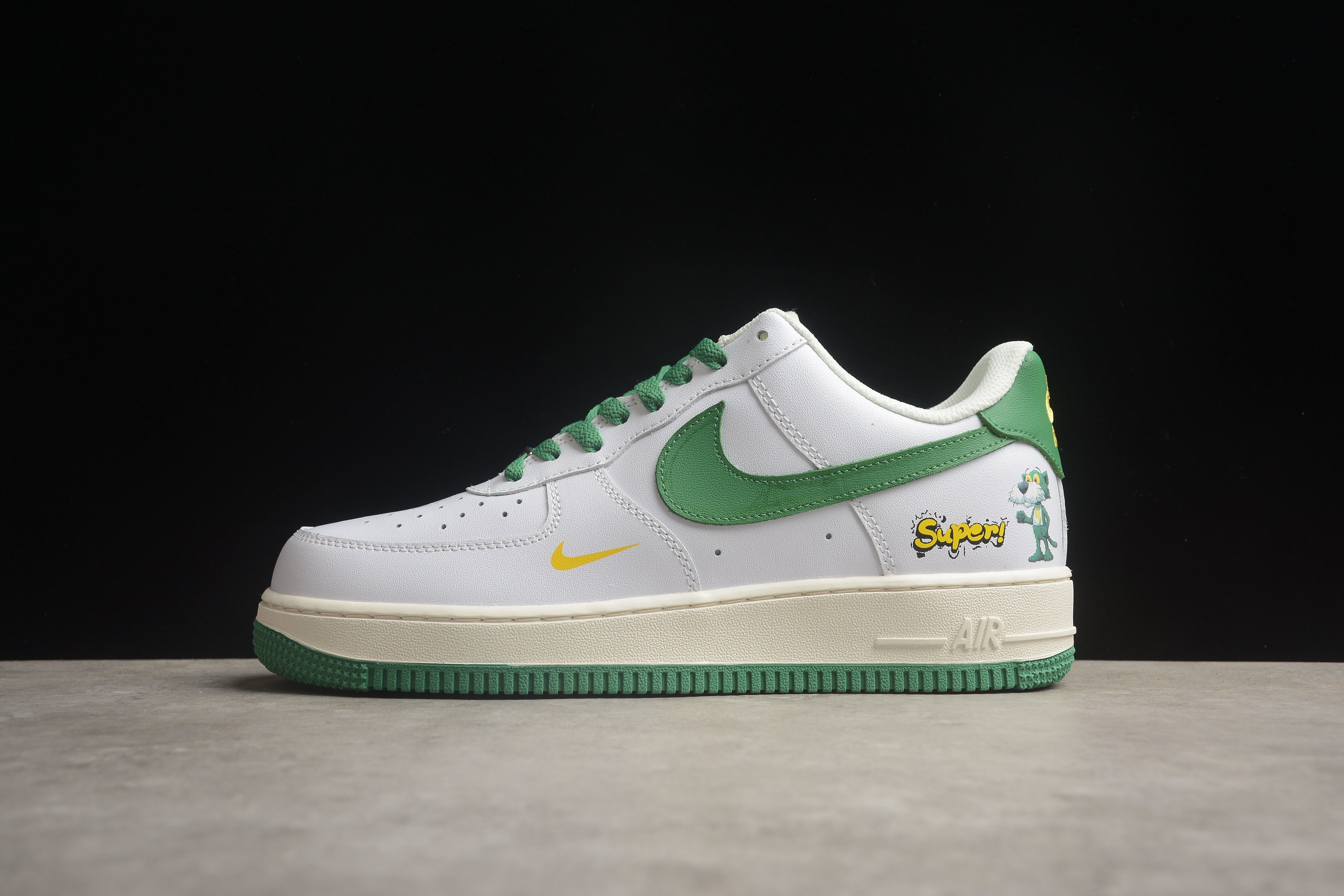 Air Force 1 Low – Gris / Verde Claro