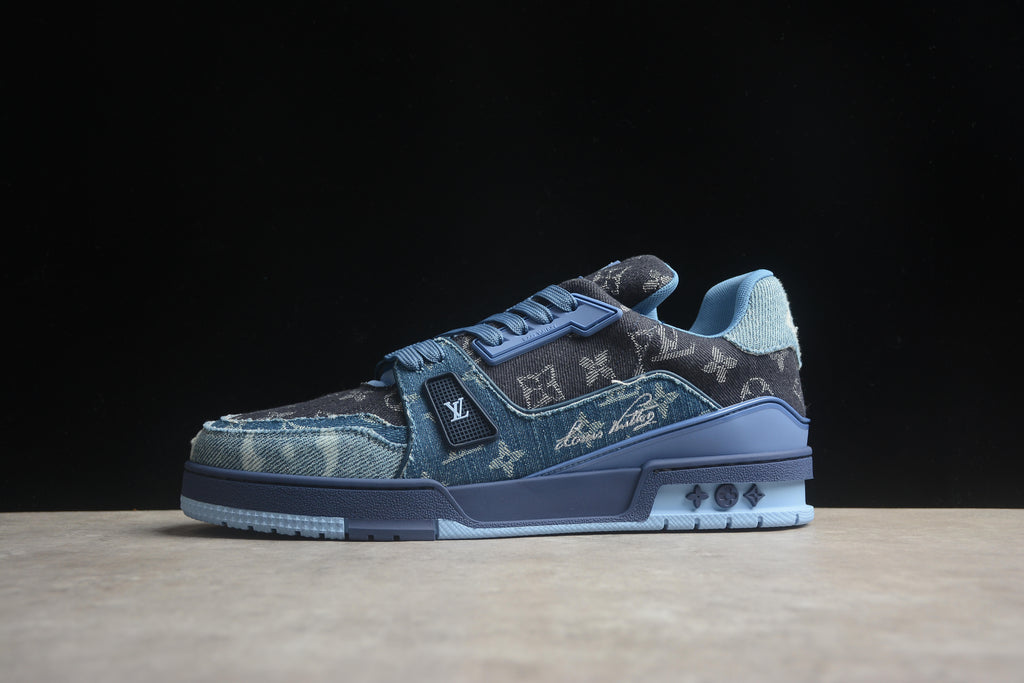 Louis Vuitton Trainer Low – Azul Oscuro